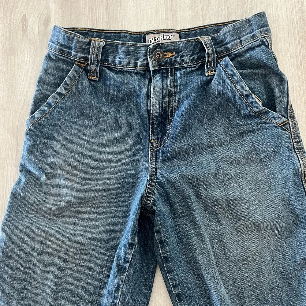 Vintage Old Navy Blue Denim Jeans Cargo Shorts Size 10‎ Utility.